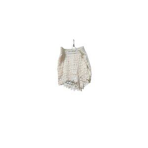 Wallflower womens 3X The shortie short shorts cream crochet design